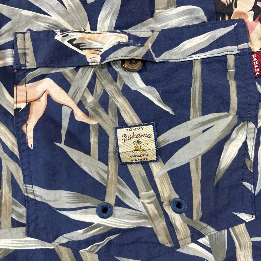 Tommy Bahama Board Shorts Hawaii Hula Girl Cocktails XXL
